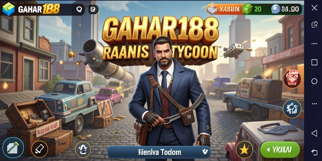 Tampilan gameplay Tycoon yang seru dan menarik di GAHAR188.