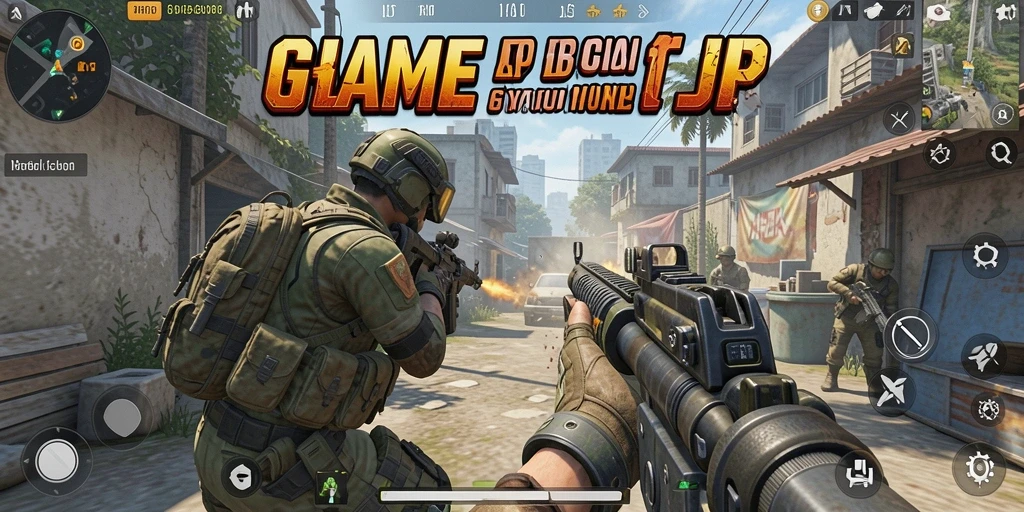Tampilan gameplay seru dari HARAPJP, tunjukkan aksi FPS terbaik.