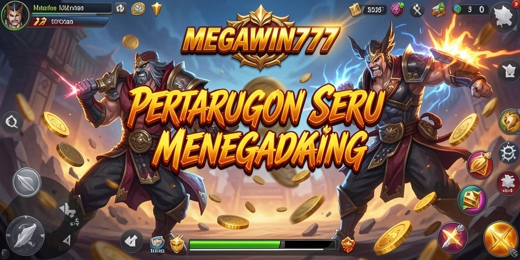 Tangkapan layar gameplay pertarungan seru di MEGAWIN777.