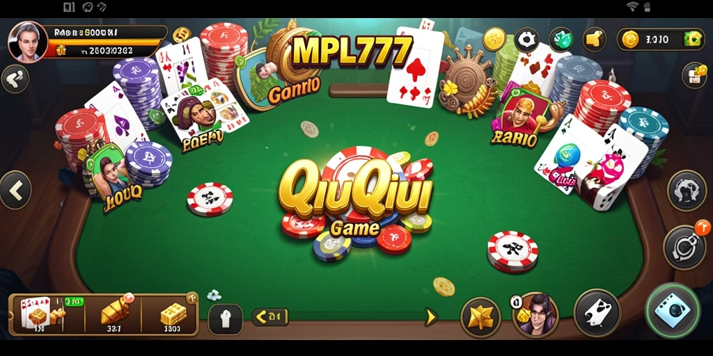 Tampilan gameplay seru dari MPL777 yang penuh tantangan QiuQiu.