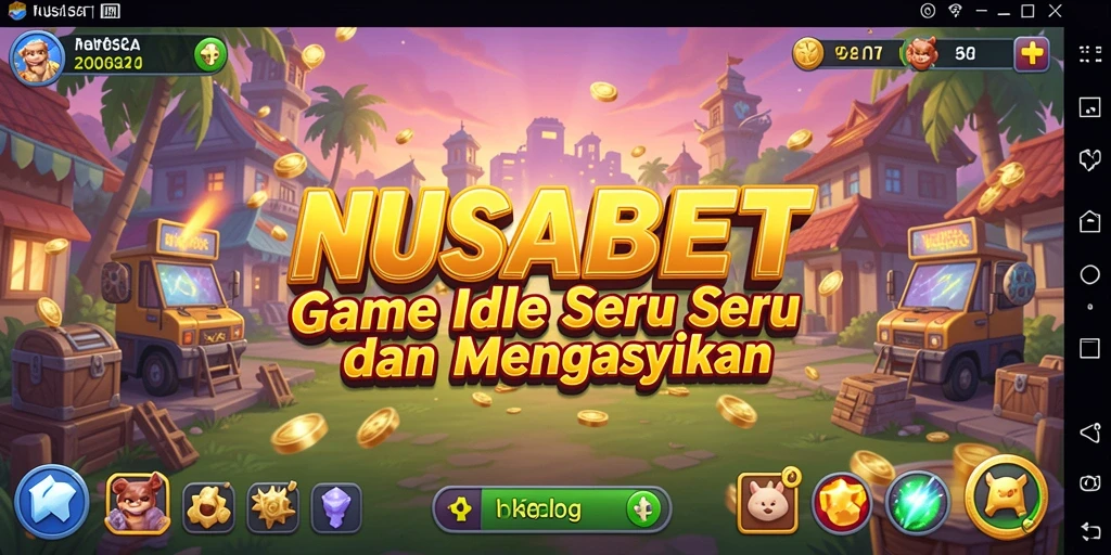 Screenshot NUSABET menampilkan gameplay Idle yang menarik dan interaktif.
