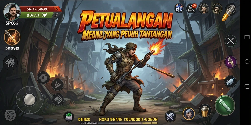 Tampilan gameplay menegangkan dari petualangan di SP666.