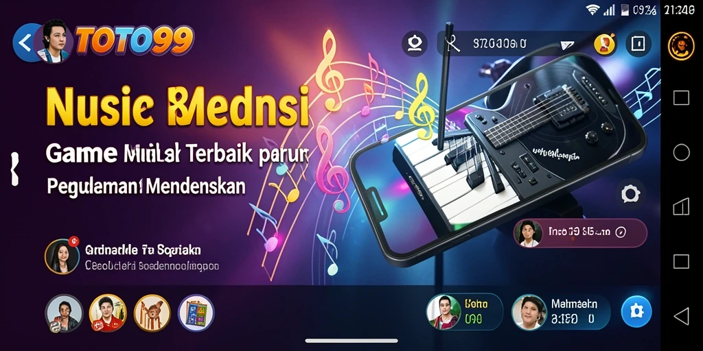 Tampilan gameplay TOTO99 saat menikmati musik interaktif.