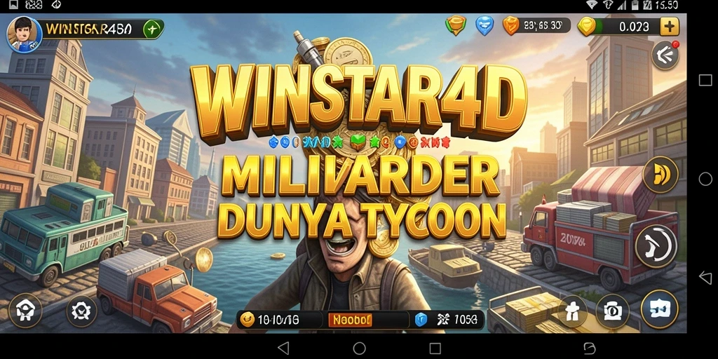 Screenshot menampilkan aksi seru dalam pengelolaan bisnis Tycoon.